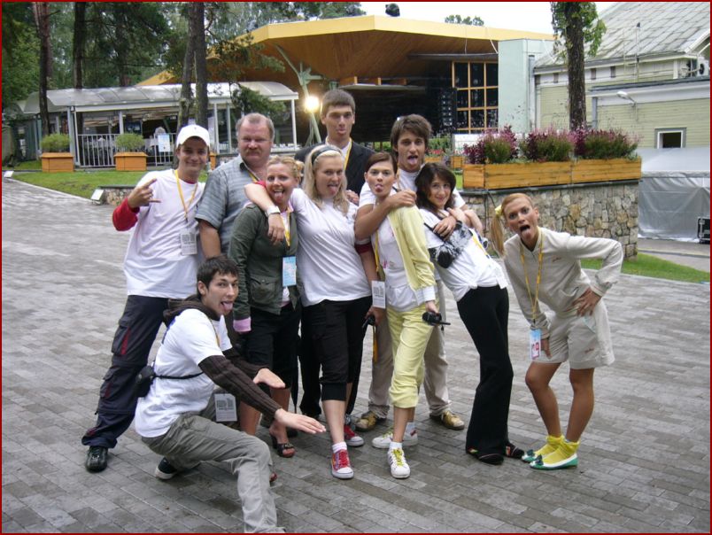 Команда муз-тв в Юрмале 2007